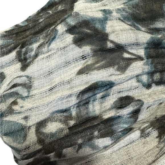 J Jill Pure Jill Knit Luxe Tencel Dress Charcoal Gray Pockets Comfort w/ Scarf - Picture 6 of 10